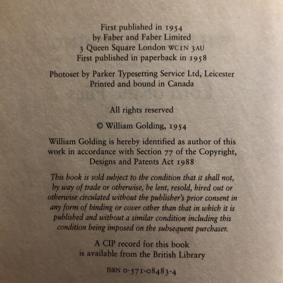 LORD OF THE FLIES by William Golding - Picture 2 of 4